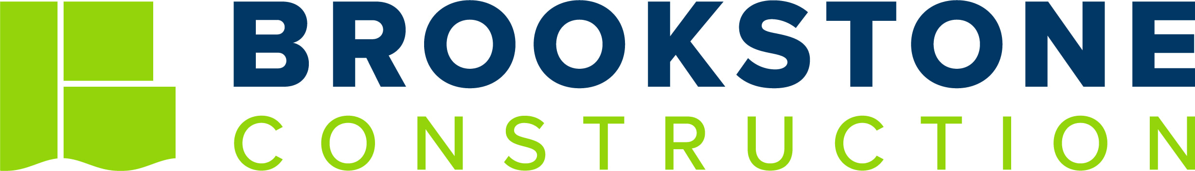 brookstone construction logo