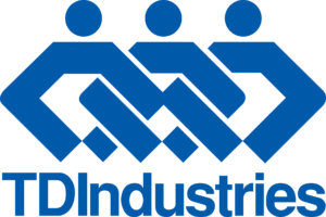TD Logo Stacked Blue